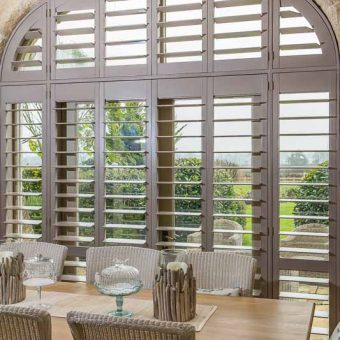 Just shutters glastonbury example shutters in dining room