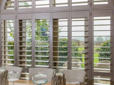 Just shutters glastonbury example shutters in dining room