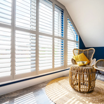 Shaped Plantation Shutters