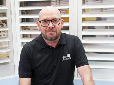 Chris Banks of Just Shutters Worcestershire