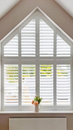Custom window designed Shutters